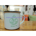 Sunboat Water Cup, Taza de esmalte / Taza de café con leche Utensilios de cocina / Utensilios de cocina